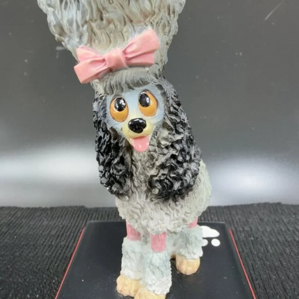Glam Girl Kitsch Poodle Figurine Twisted‎ Whiskers American Greetings Resin VTG